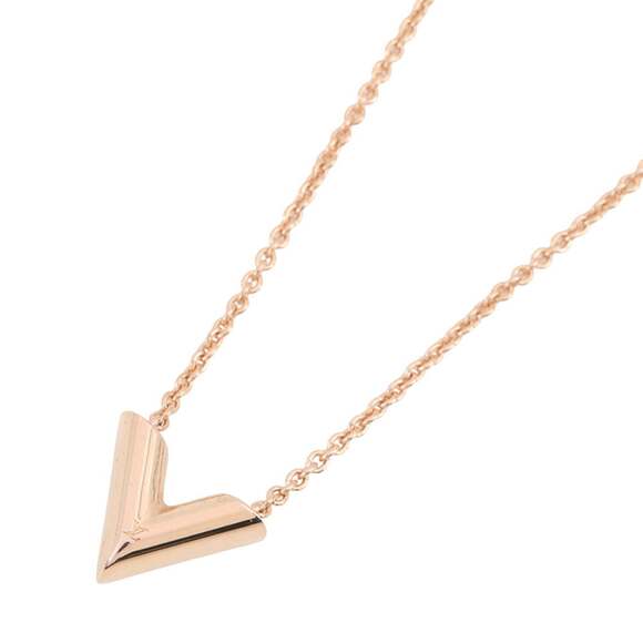 Louis Vuitton Collier Essential V Metal Necklace M80137 LOUIS VUITTON